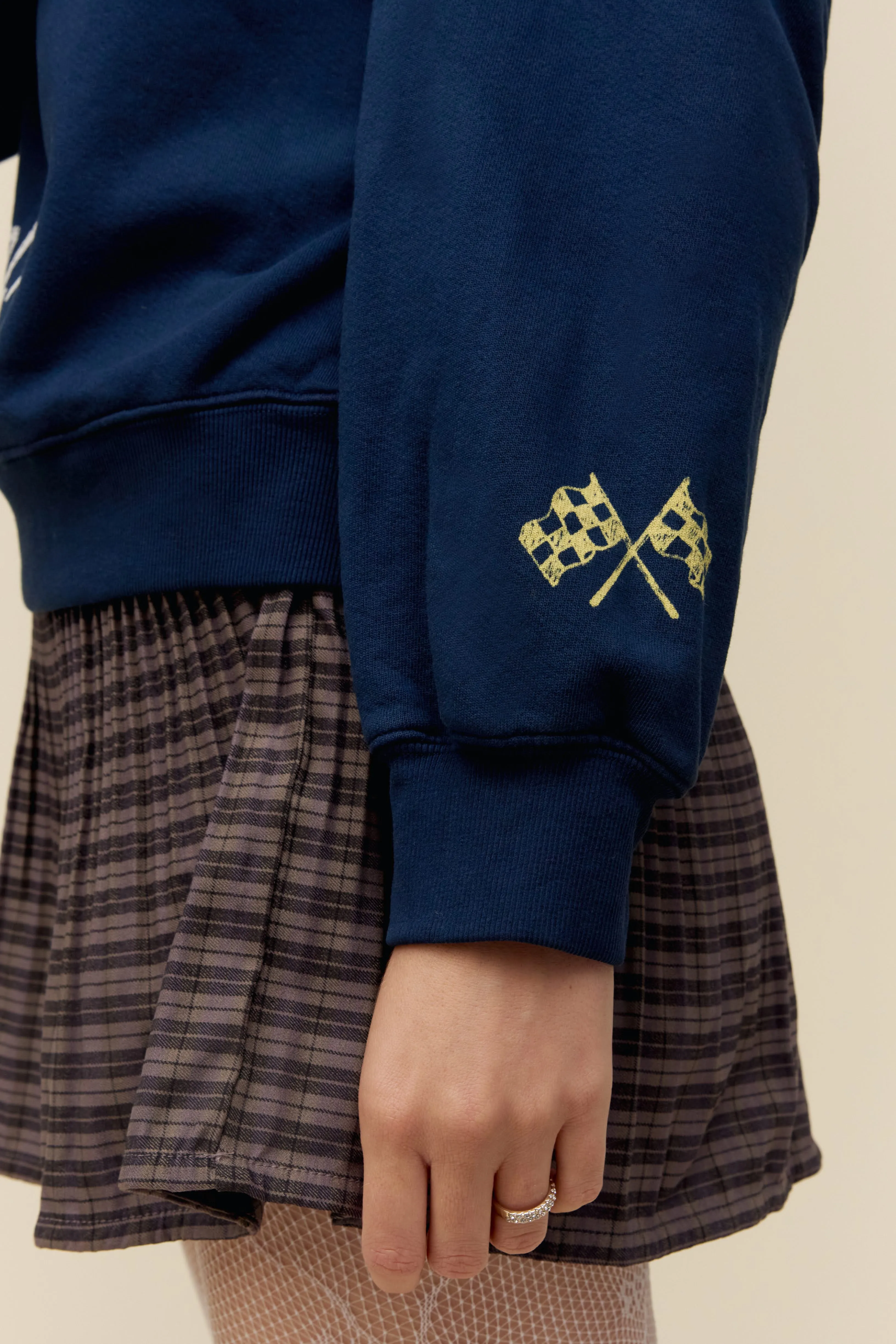 DYDRMR Co Doodles Half Zip Sweatshirt