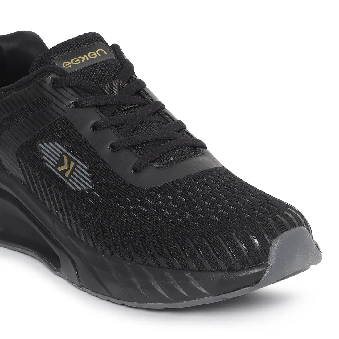 Eeken ESHGOA506 Black Athleisure Shoes For Men