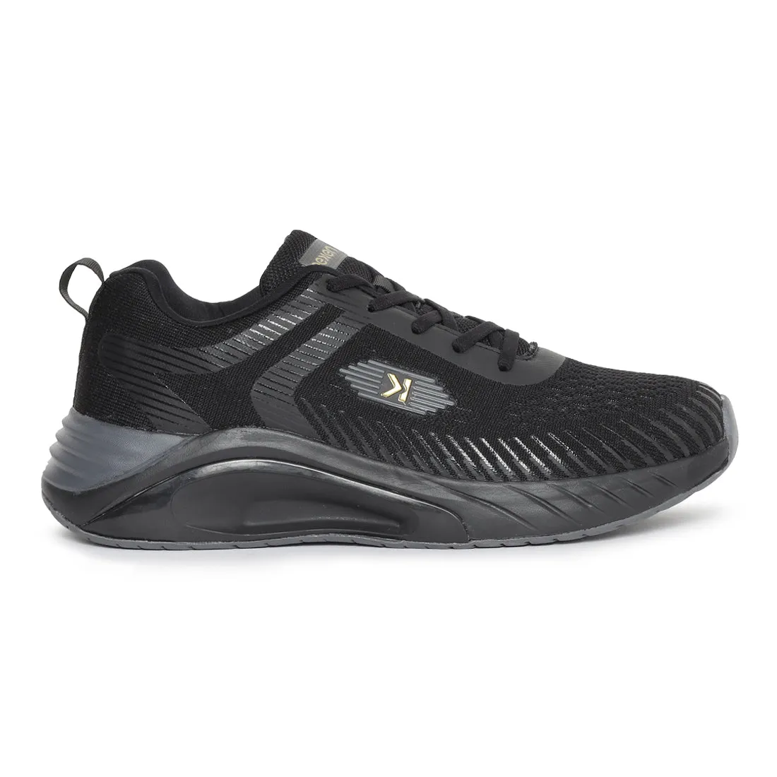 Eeken ESHGOA506 Black Athleisure Shoes For Men