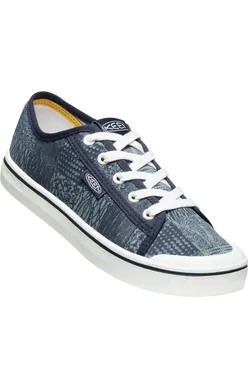 Elsa Washable Canvas Sneaker in Navy Patchwork CLOSEOUTS