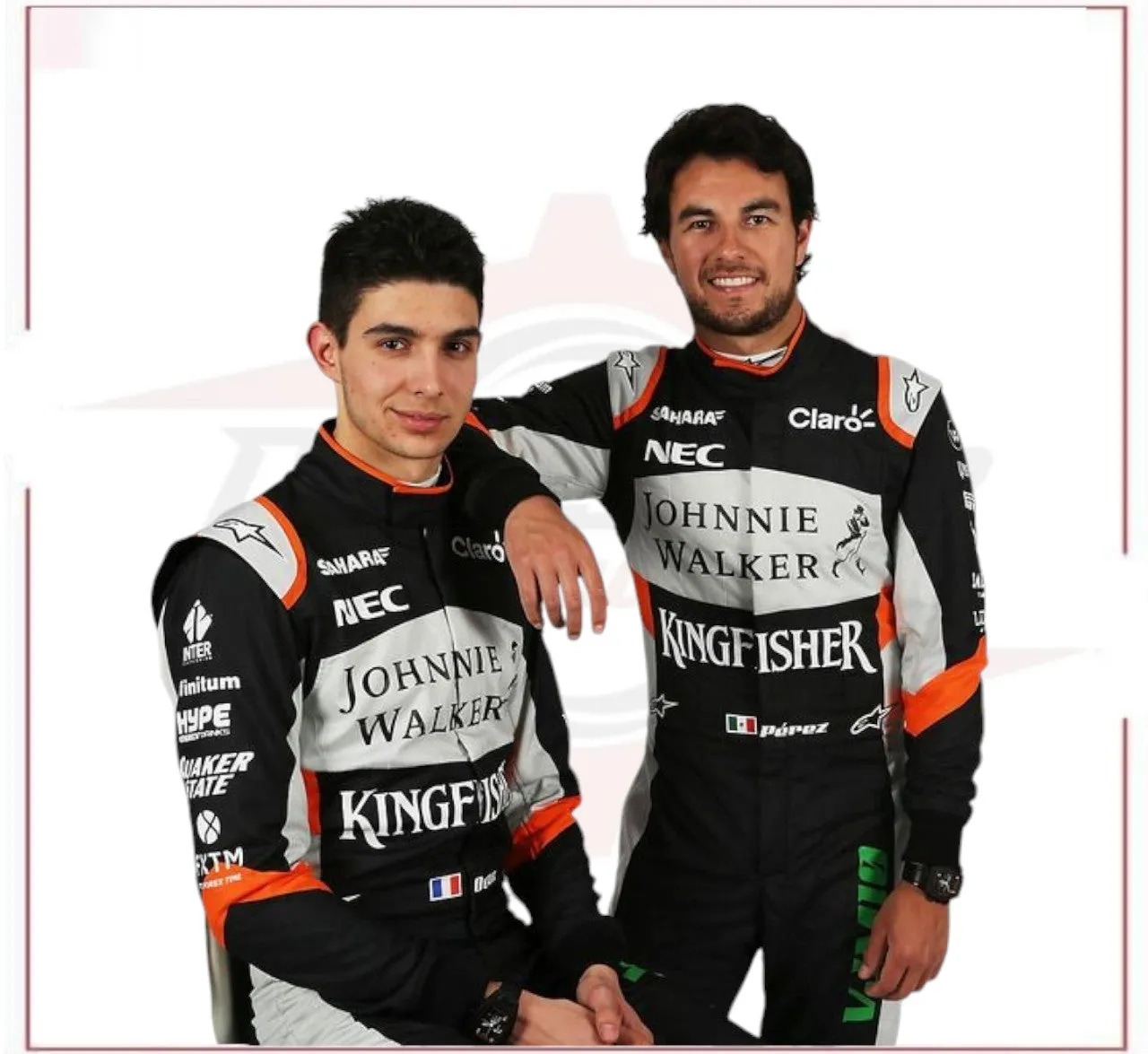 Esteban Ocon Sahara Force India F1 Team Race Suit