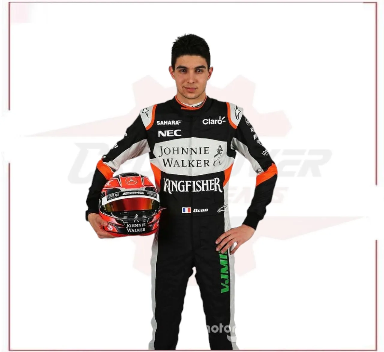 Esteban Ocon Sahara Force India F1 Team Race Suit