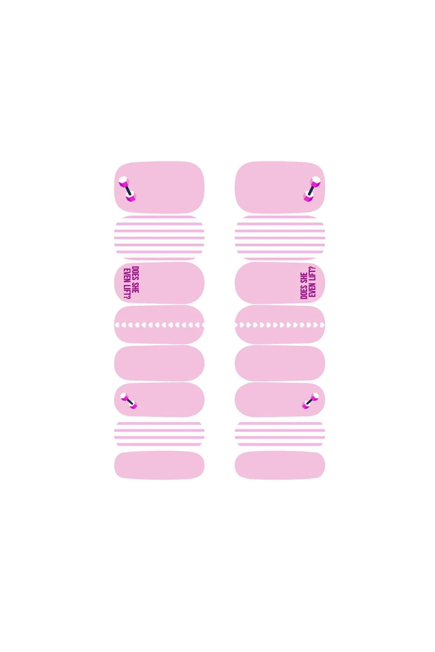 Fitness Nail Wraps