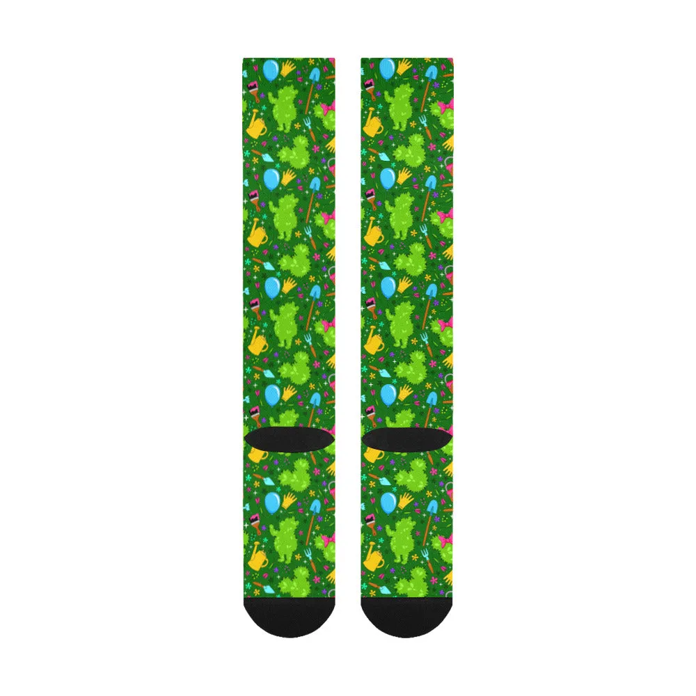 Flower And Garden Over-The-Calf Socks