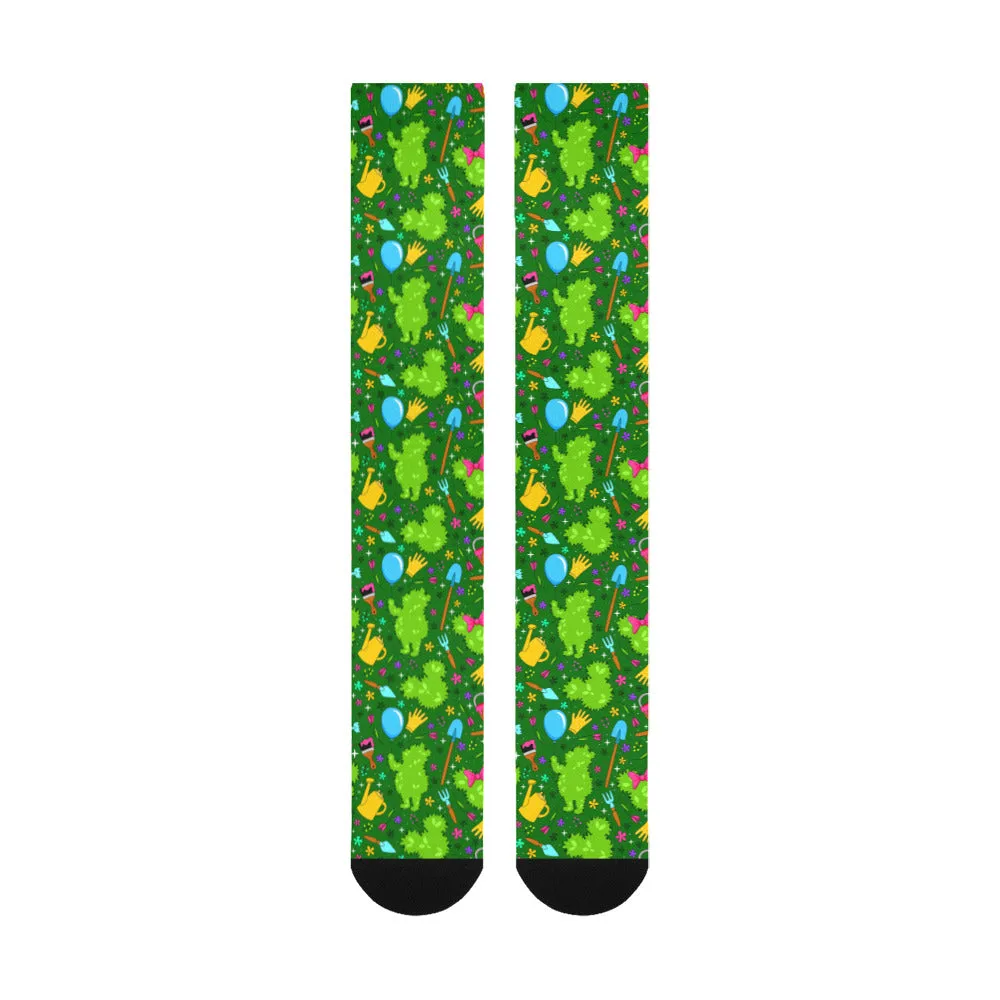 Flower And Garden Over-The-Calf Socks