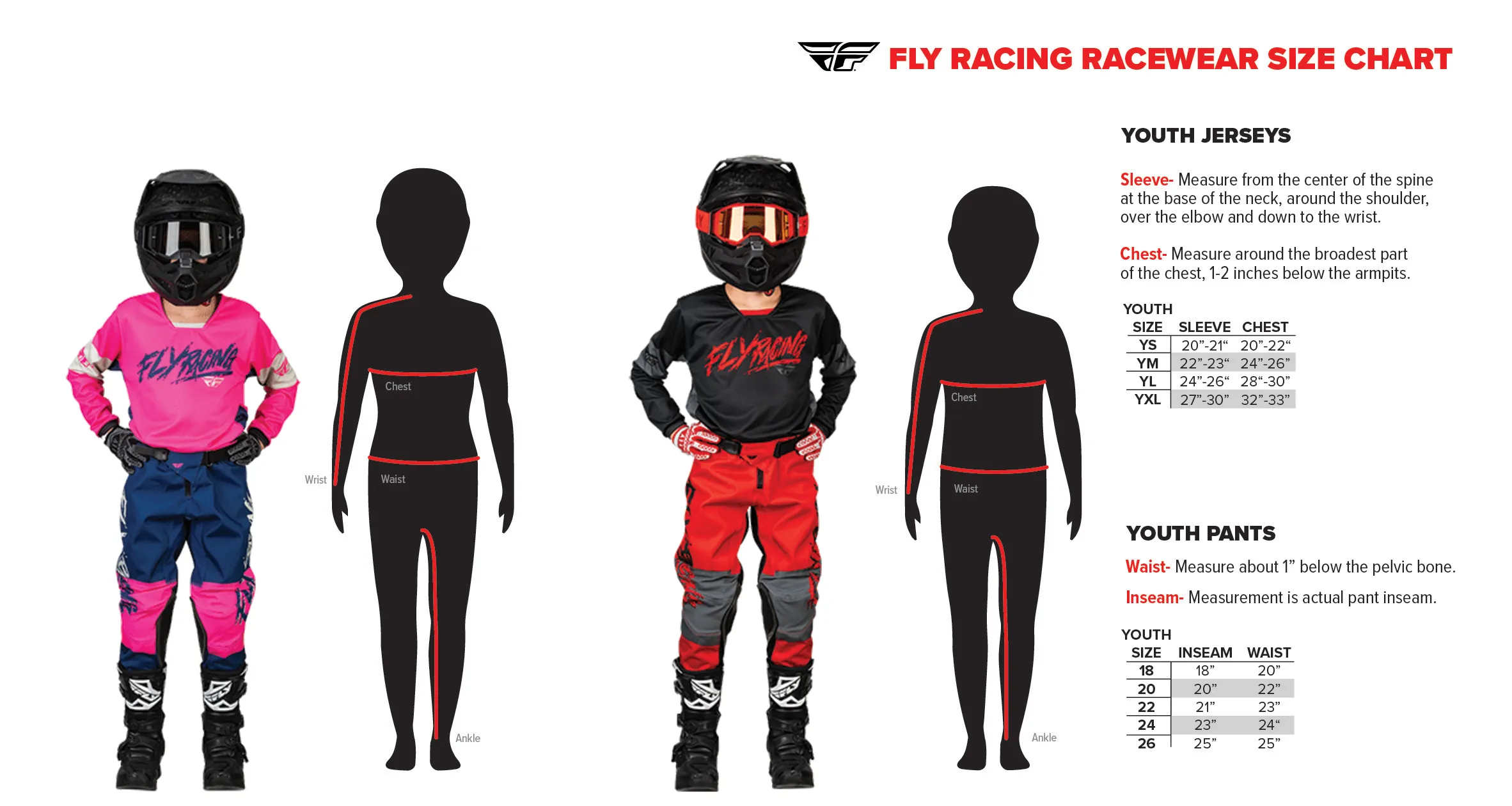 Fly Racing 2024 Youth Kinetic Prodigy Motocross Jersey (Black/Light Grey | Size: YS)