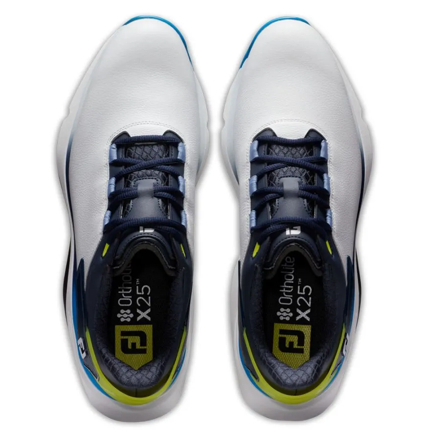Footjoy Pro SLX Golf Shoes - White/Navy/Blue