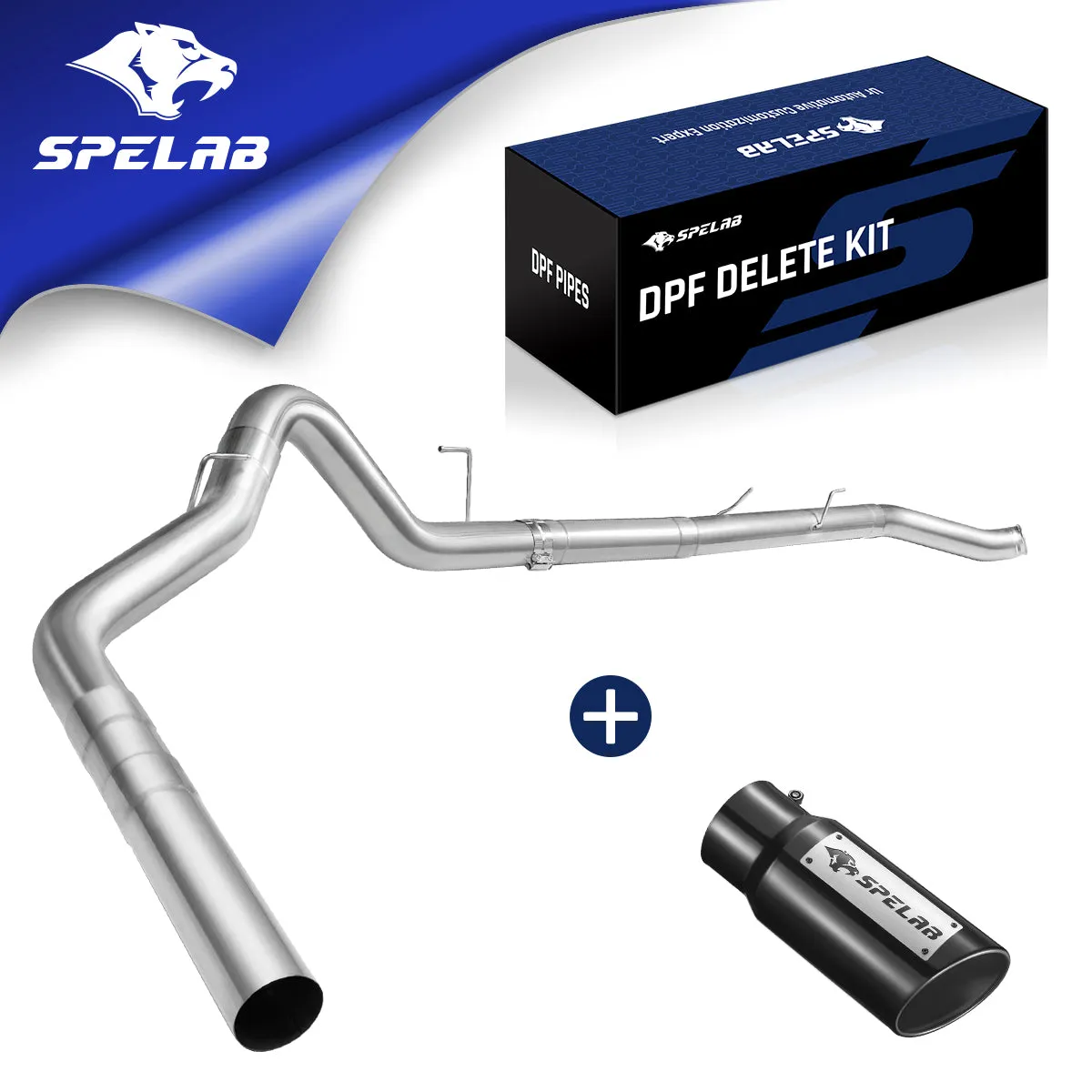 For 4''/5'' 2013-2018 6.7 Cummins DPF Delete Race Pipe Dodge Ram 2500/3500 | SPELAB
