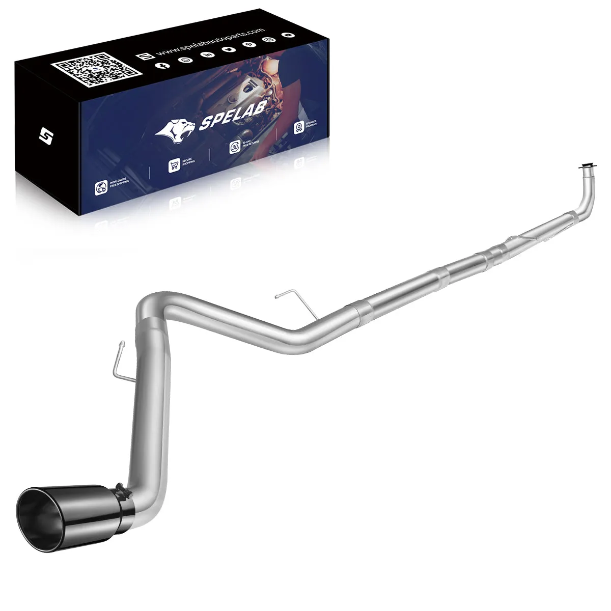 For 4''/5'' 2013-2018 6.7 Cummins DPF Delete Race Pipe Dodge Ram 2500/3500 | SPELAB