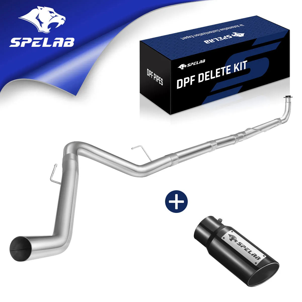 For 4''/5'' 2013-2018 6.7 Cummins DPF Delete Race Pipe Dodge Ram 2500/3500 | SPELAB