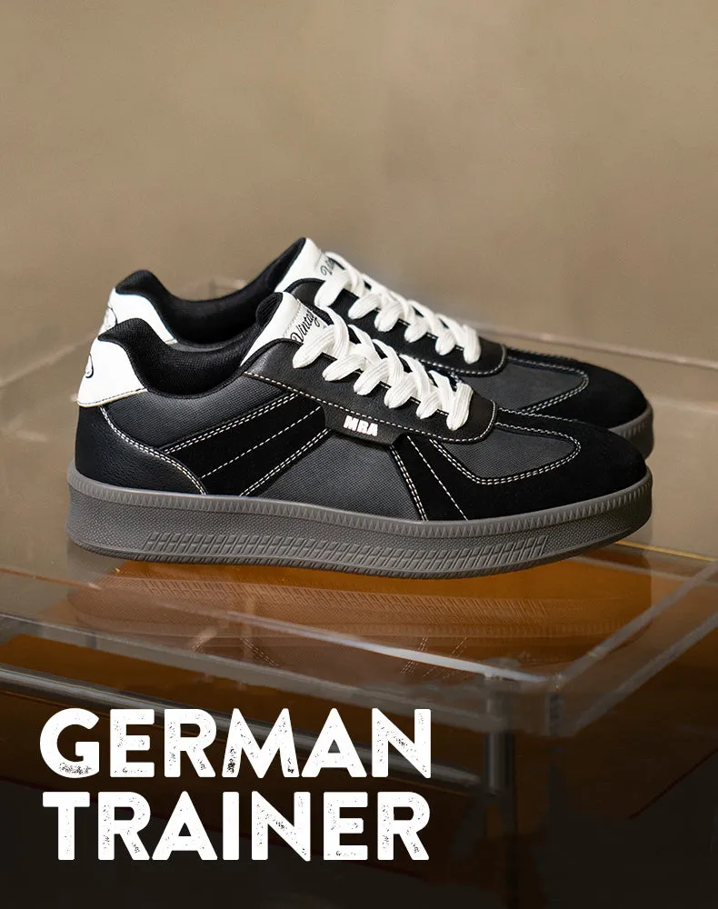 German Retro Thick-Soled Sports Small Black All-Match Men's Casual Shoes