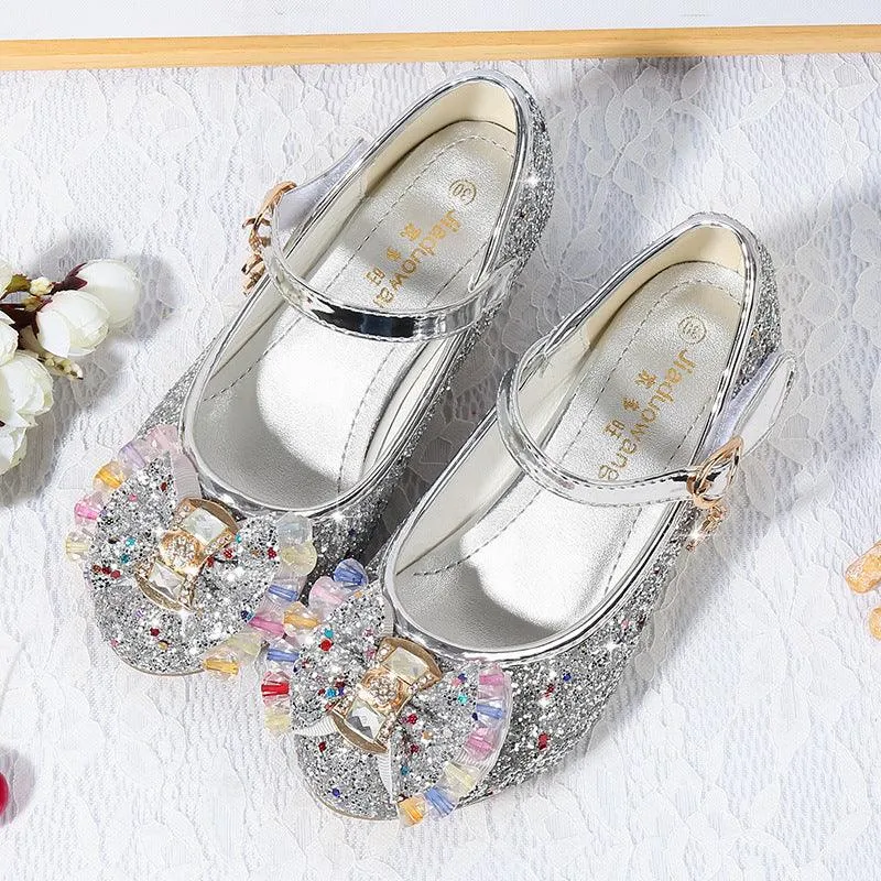 Girls princess leather shoes