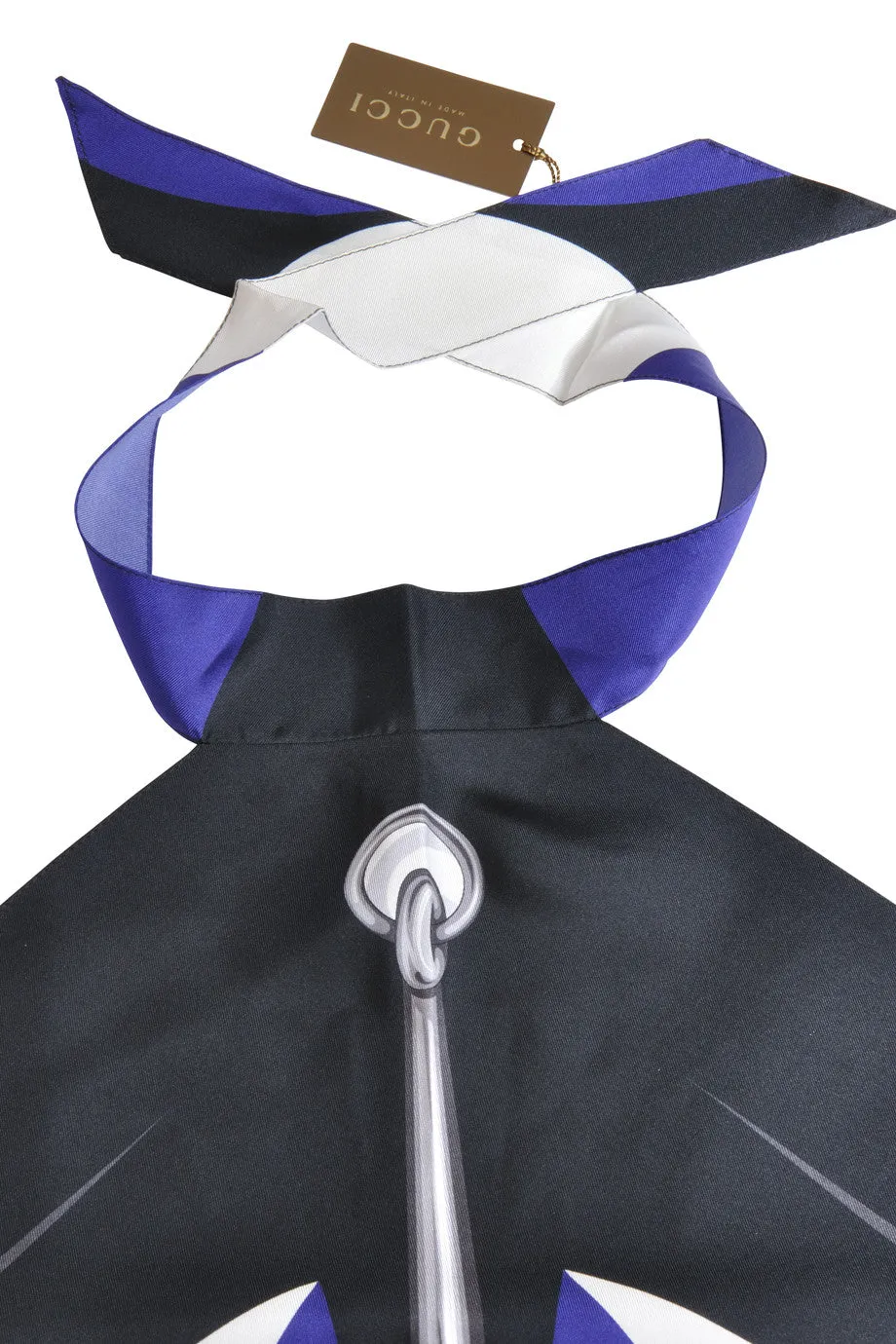 Gucci EXTREME SPORTS Halterneck Royal Blue Top