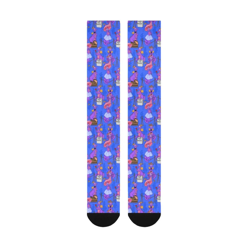 Haunted Mansion Figment Over-The-Calf Socks