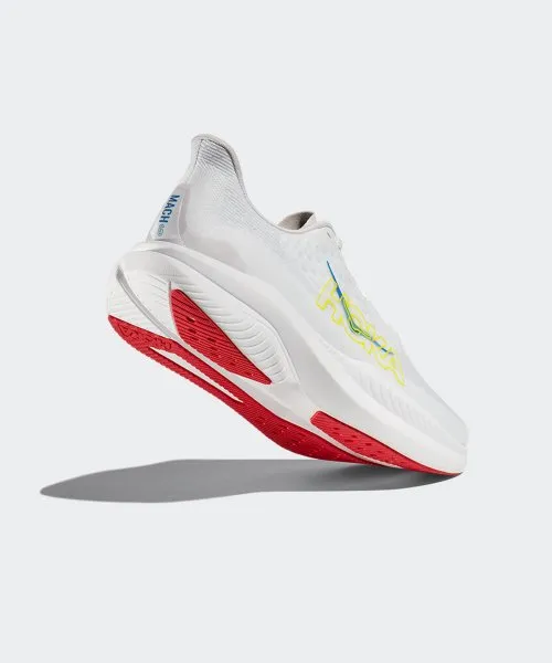 Hoka Mens Mach 6 - White / Nimbus Cloud (1147790-WNCL)