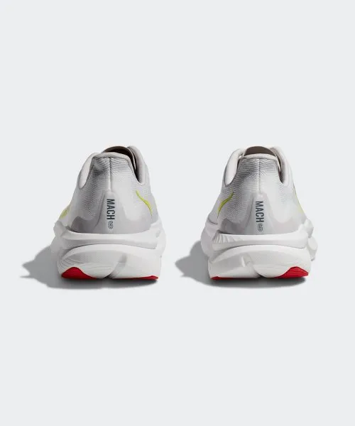 Hoka Mens Mach 6 - White / Nimbus Cloud (1147790-WNCL)