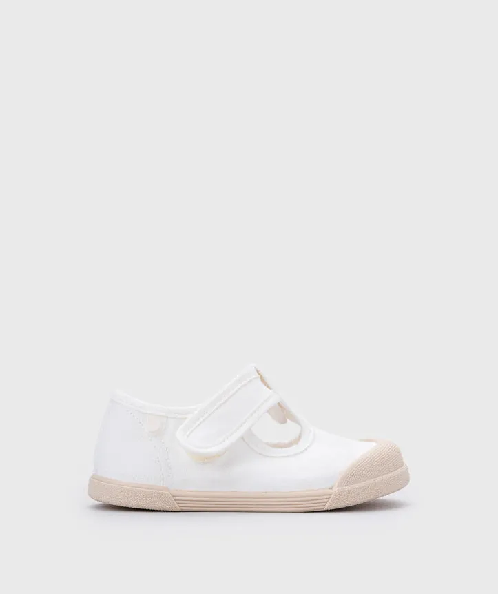 Igor Boy's And Girl's Lona Pepito Shoes - Blanco