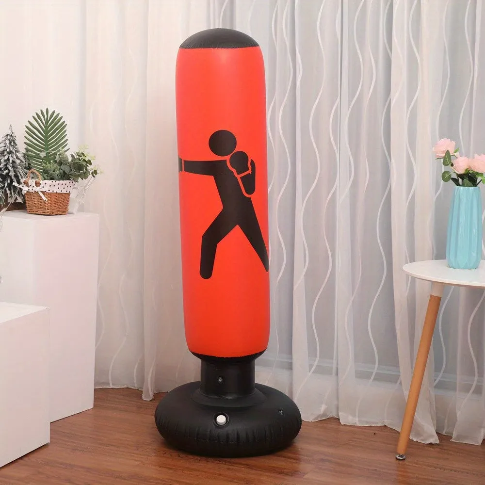 Inflatable Boxing Bag with Stand  Ultimate Holiday Gift Option