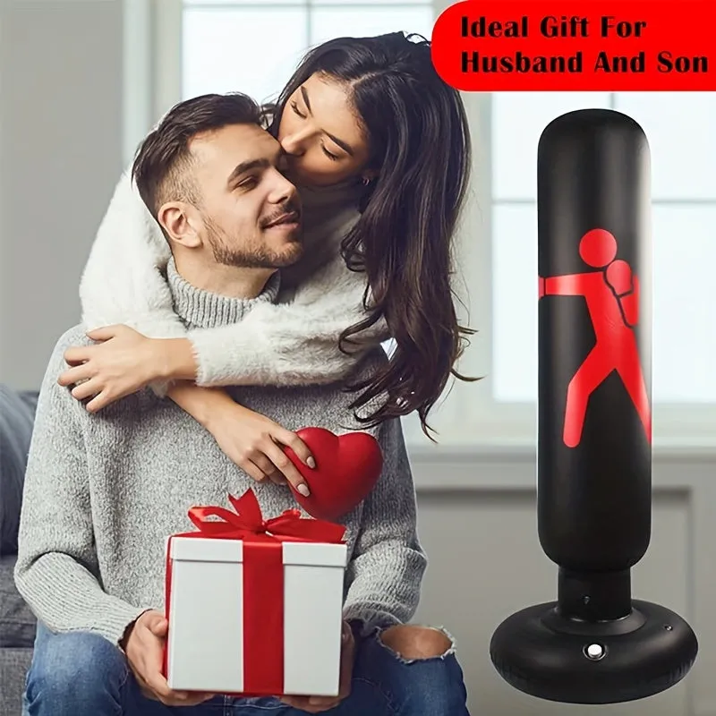 Inflatable Boxing Bag with Stand  Ultimate Holiday Gift Option