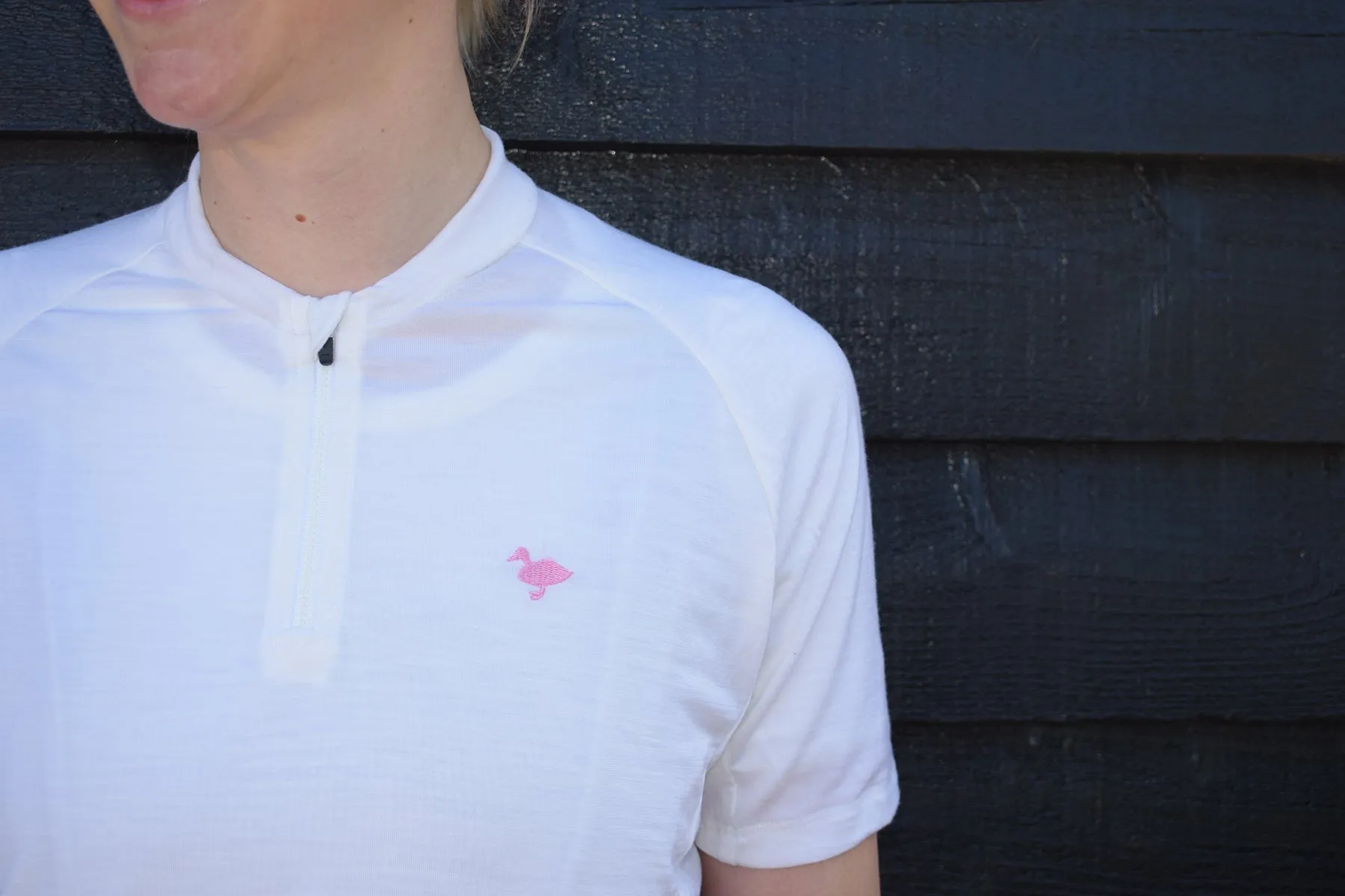 Ivory Ladies Merino Jersey