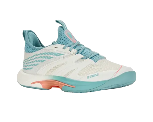K-Swiss Women's Speedtrac Blanc De Blanc Nile Blue Desert Flower Shoes