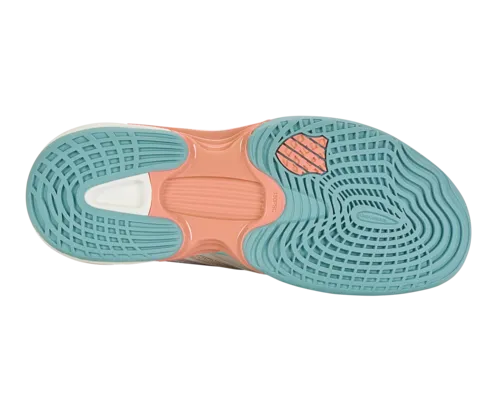 K-Swiss Women's Speedtrac Blanc De Blanc Nile Blue Desert Flower Shoes