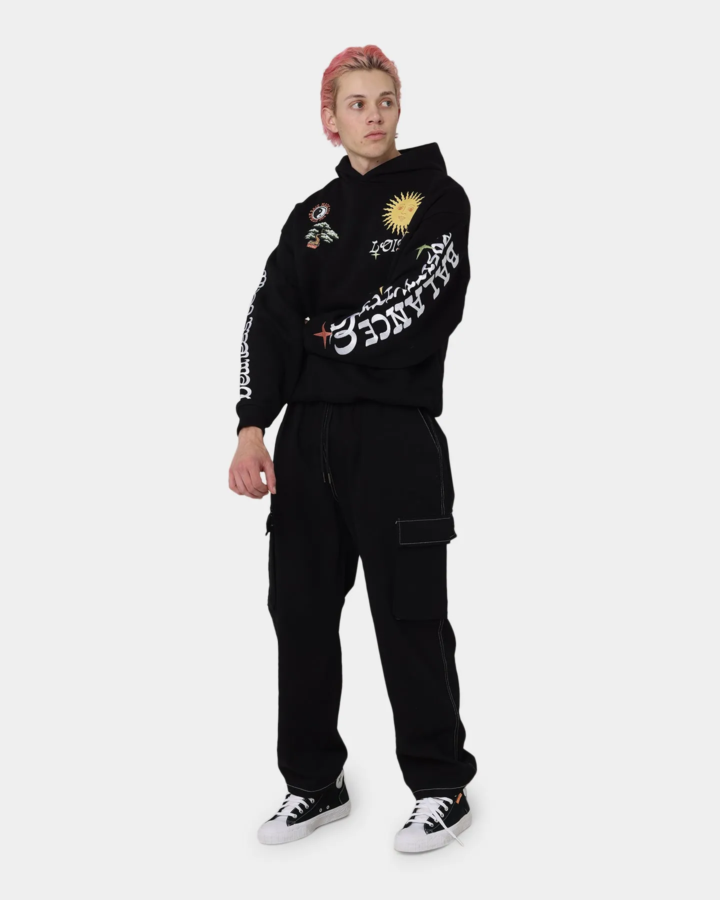 Loiter Peace Walker Hoodie Black