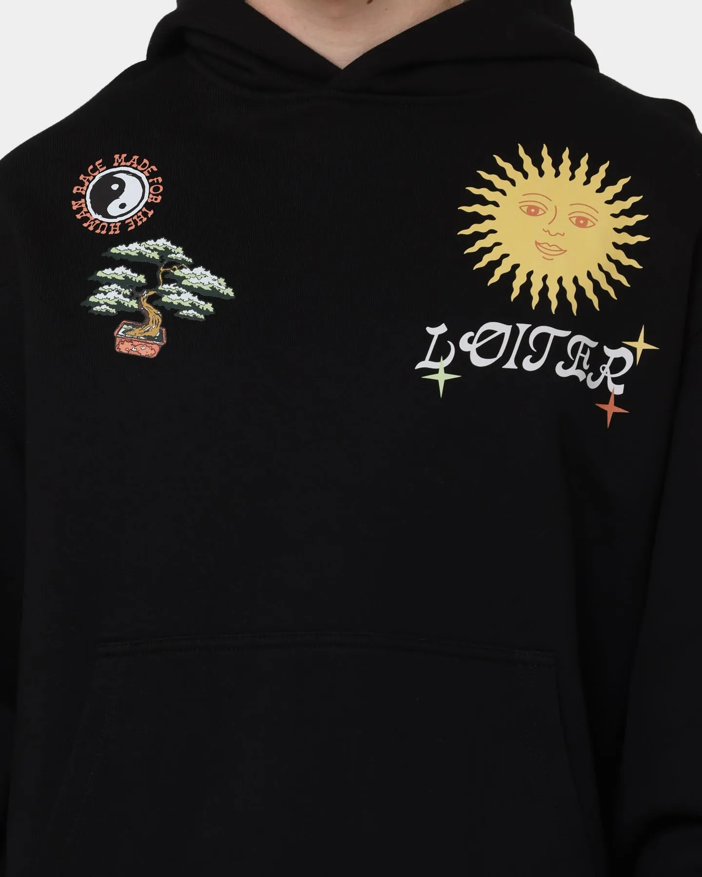 Loiter Peace Walker Hoodie Black