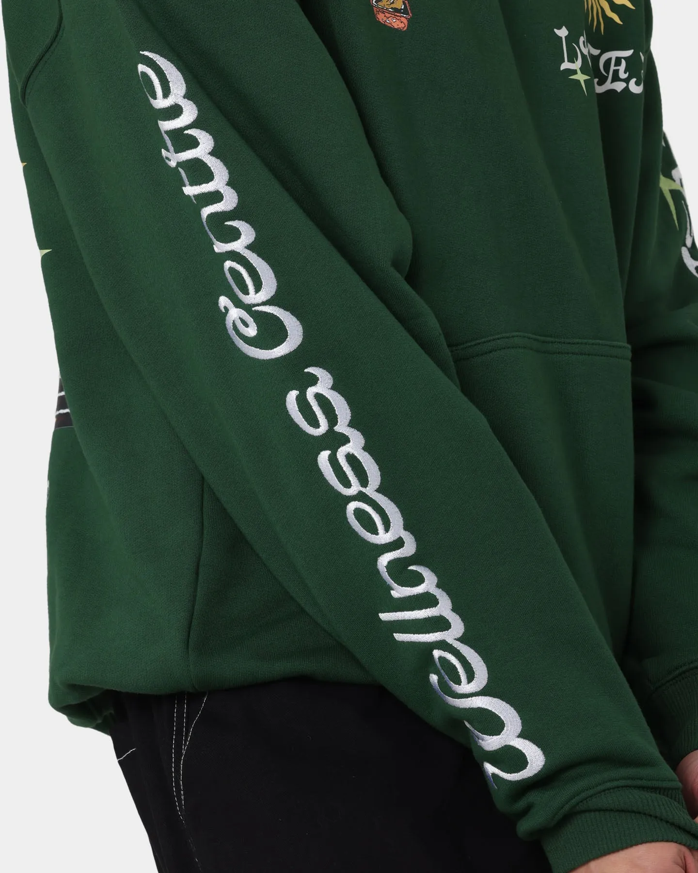 Loiter Peace Walker Hoodie Green