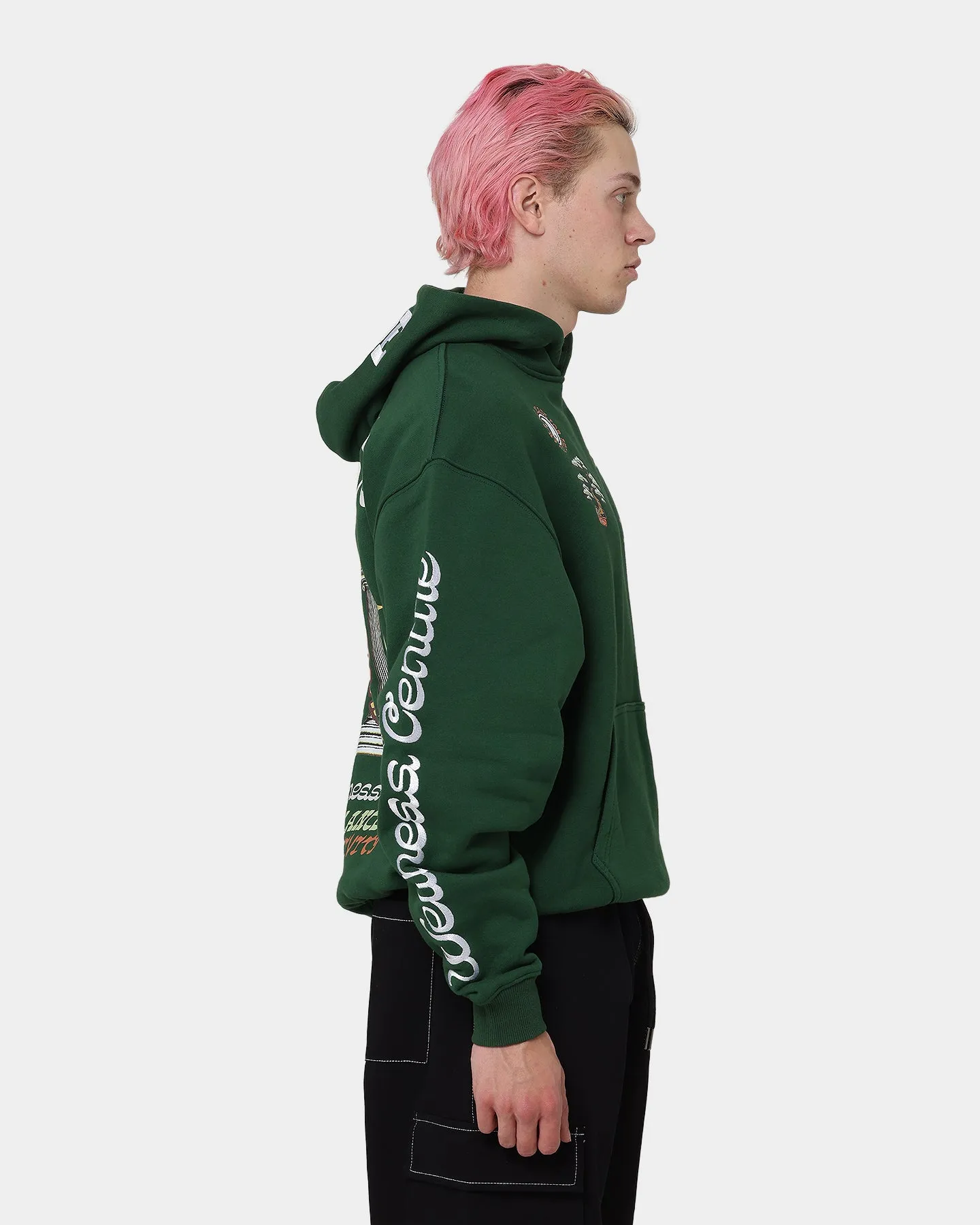Loiter Peace Walker Hoodie Green