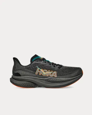 Mach 6 Black / Electric Tangerine Running Shoes