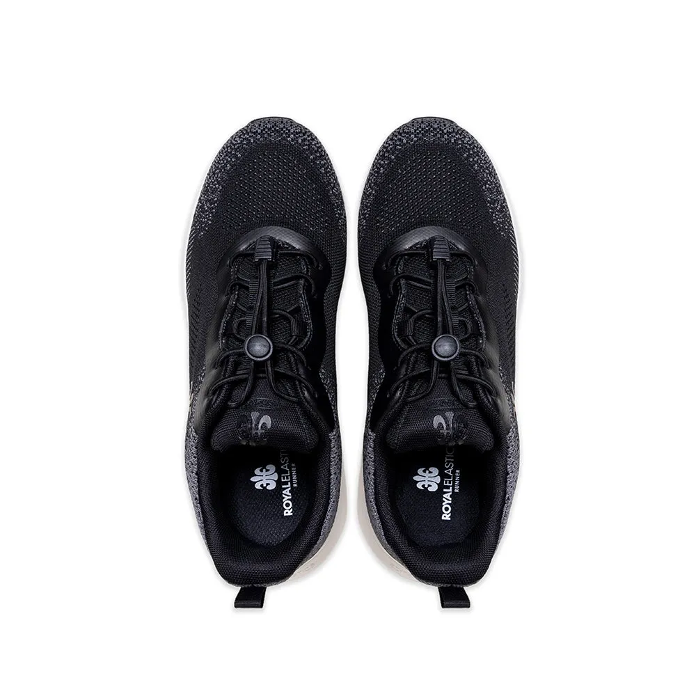 Men's RYL Black FlyKnit Sneakers 07042-889