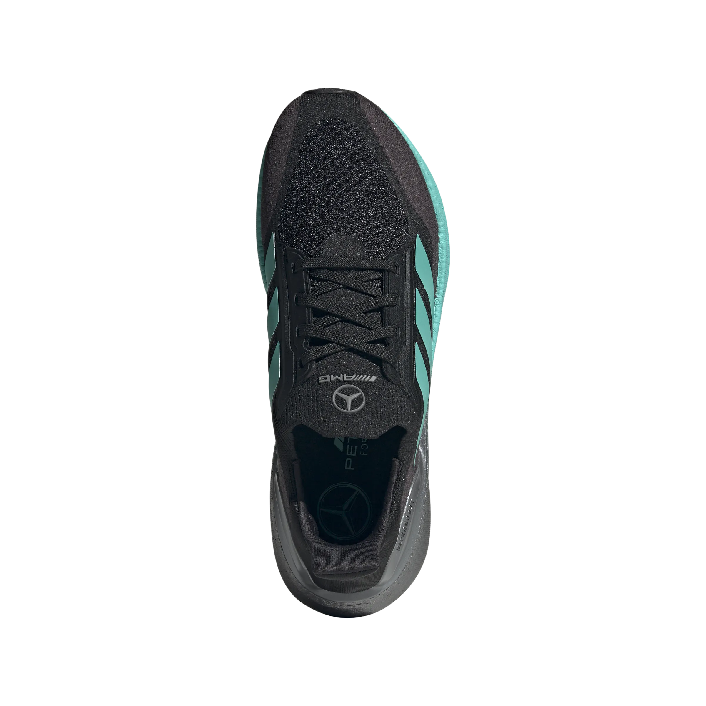   Mercedes AMG Petronas F1 Team Ultraboost 5X 'Core Black Semi Mint Rush'