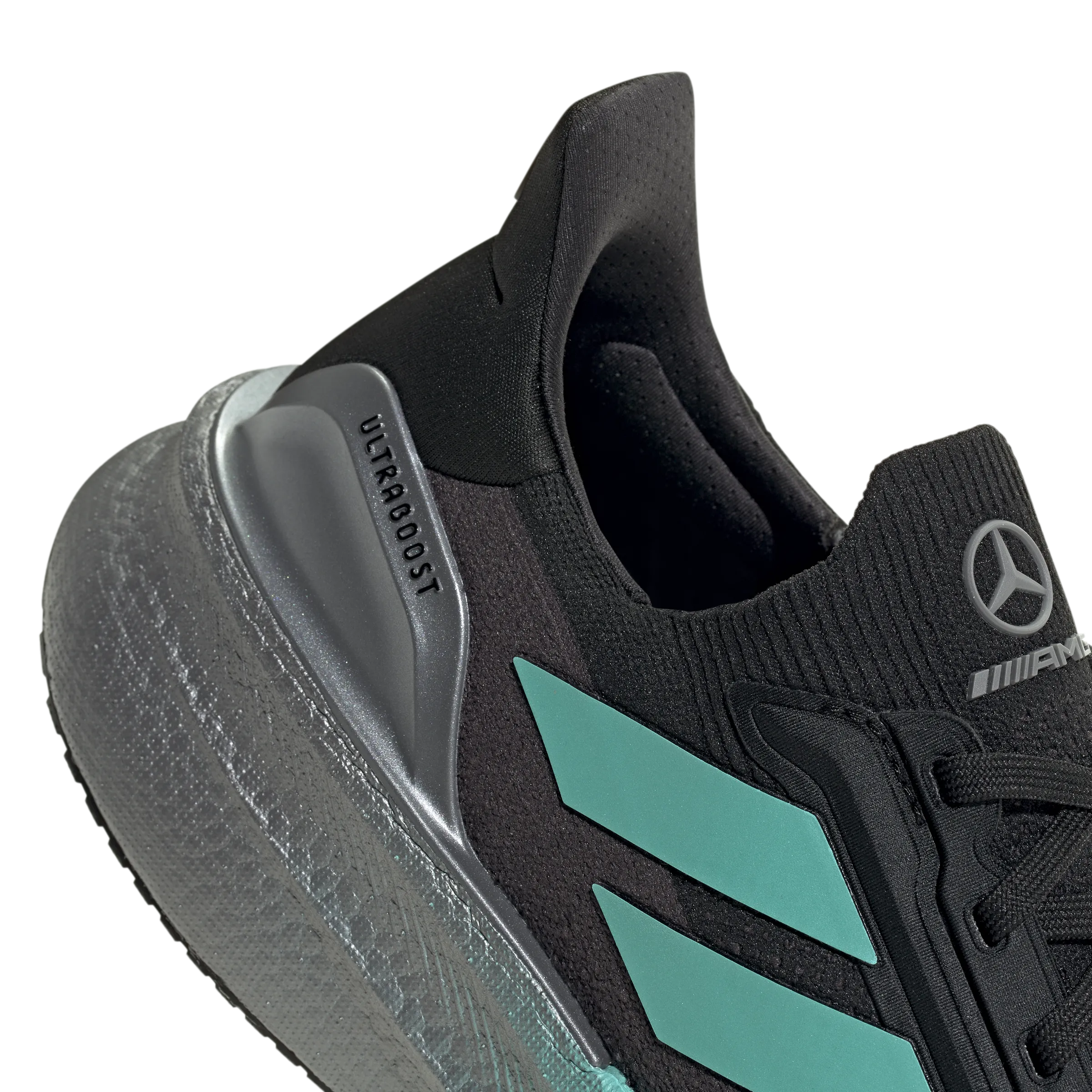   Mercedes AMG Petronas F1 Team Ultraboost 5X 'Core Black Semi Mint Rush'