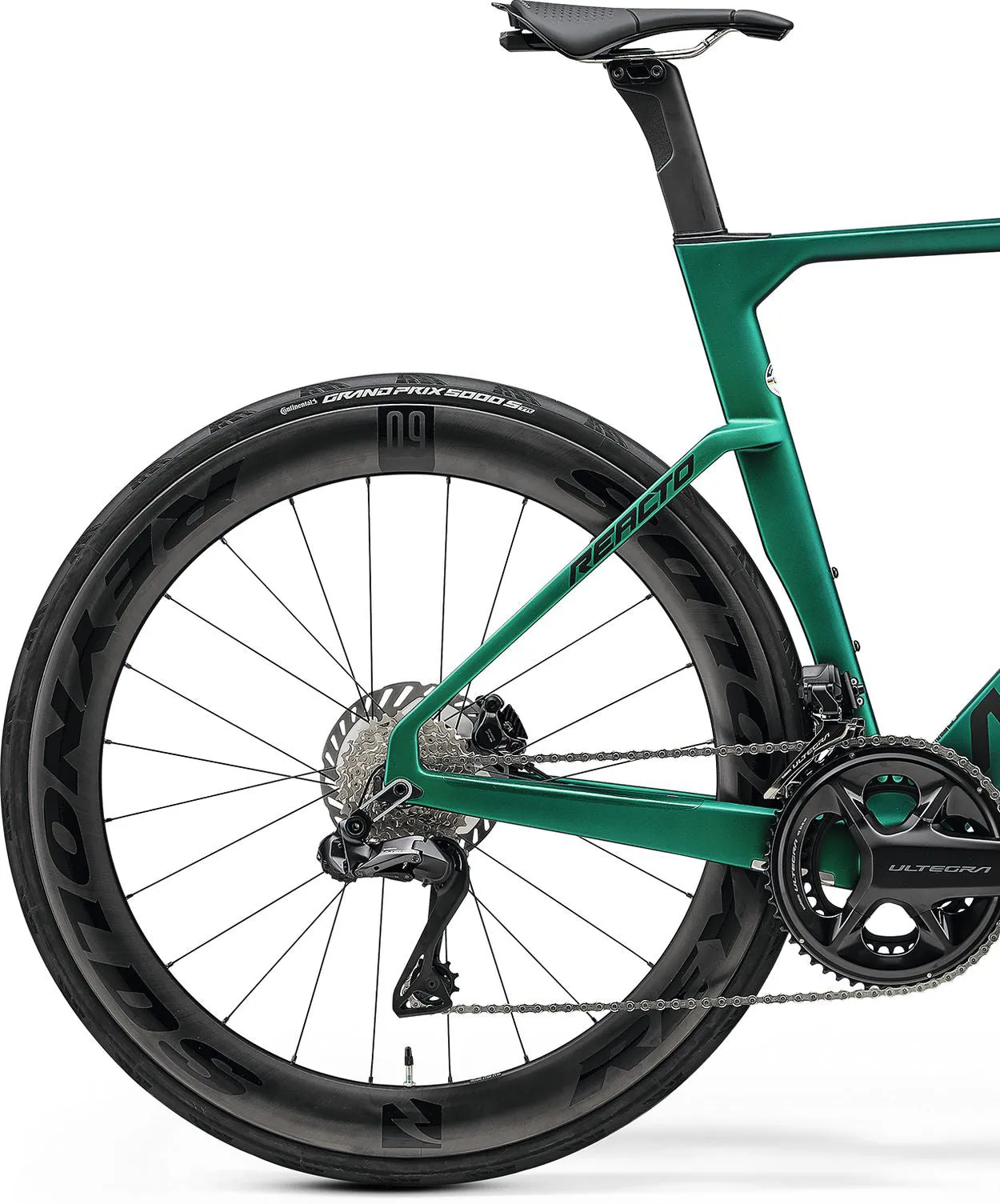 Merida Reacto 8000 Carbon Road Bike 2025 - Green