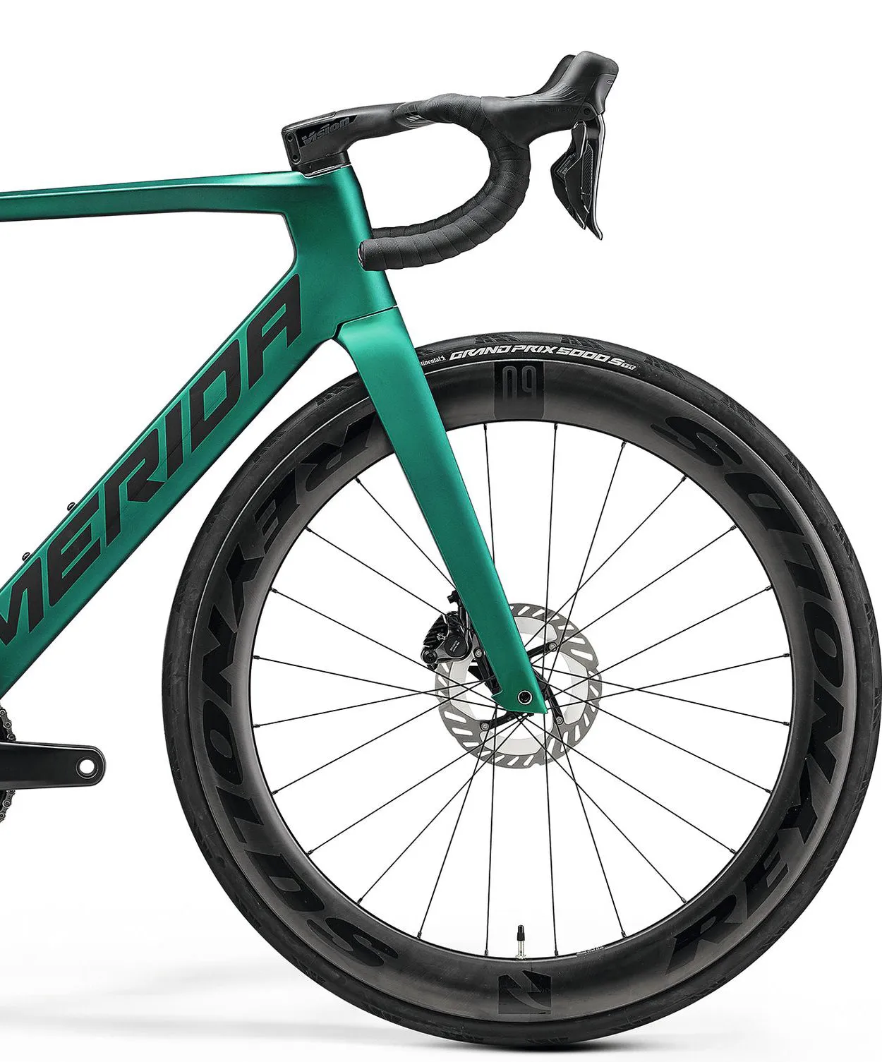 Merida Reacto 8000 Carbon Road Bike 2025 - Green