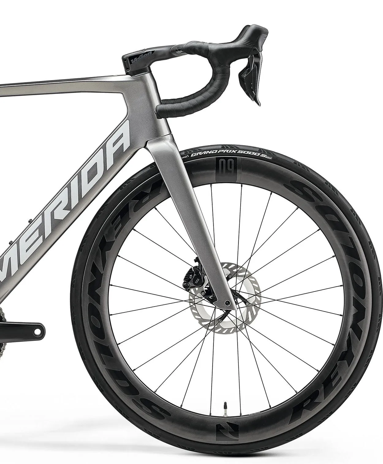 Merida Reacto 8000 Carbon Road Bike 2025 - Gunmetal Grey