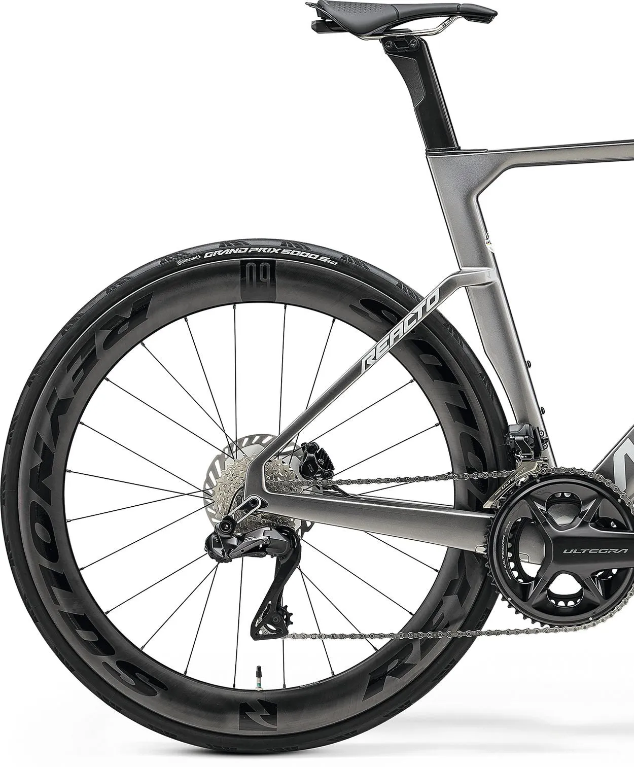 Merida Reacto 8000 Carbon Road Bike 2025 - Gunmetal Grey