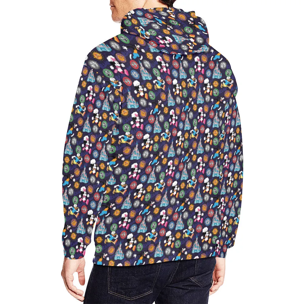 Mickey Wine And Dine Race Hoodie for Men