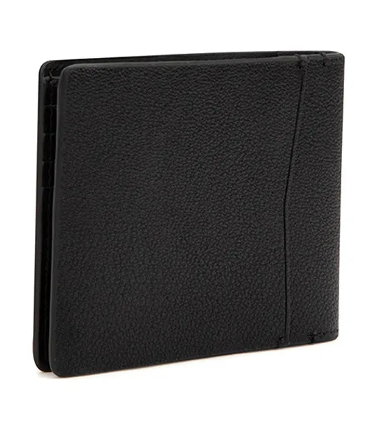Micro Pebble Billfold Wallet Black