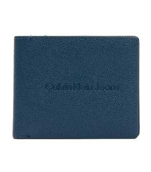 Micro Pebble Billfold Wallet Onyx Blue