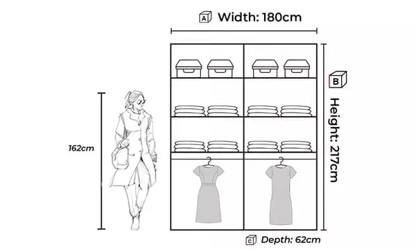 Milan Sliding Mirror Wardrobe - Modern Storage in Various Sizes and Colours