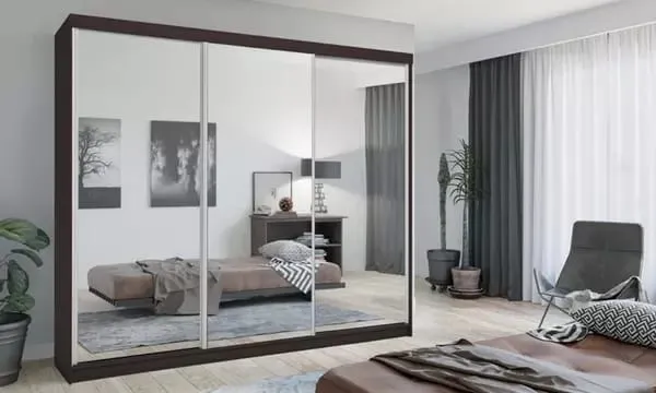 Milan Sliding Mirror Wardrobe - Modern Storage in Various Sizes and Colours