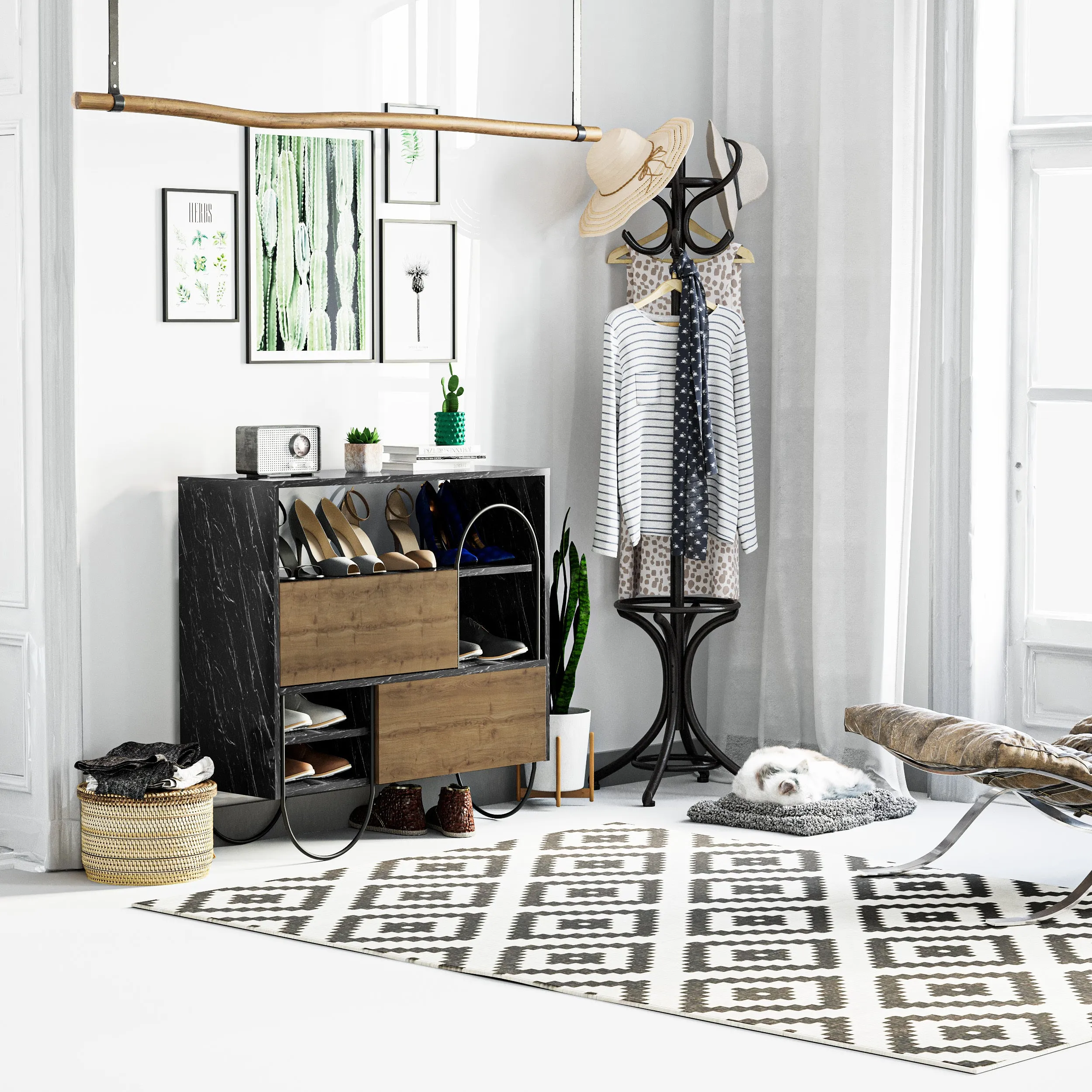 Norfolk Shoe Rack With Storage