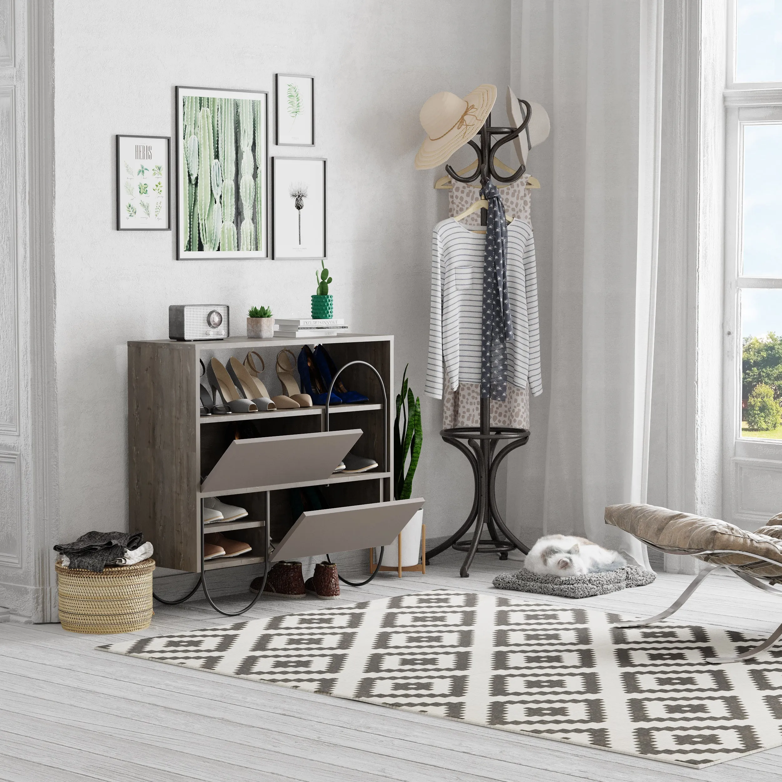 Norfolk Shoe Rack With Storage