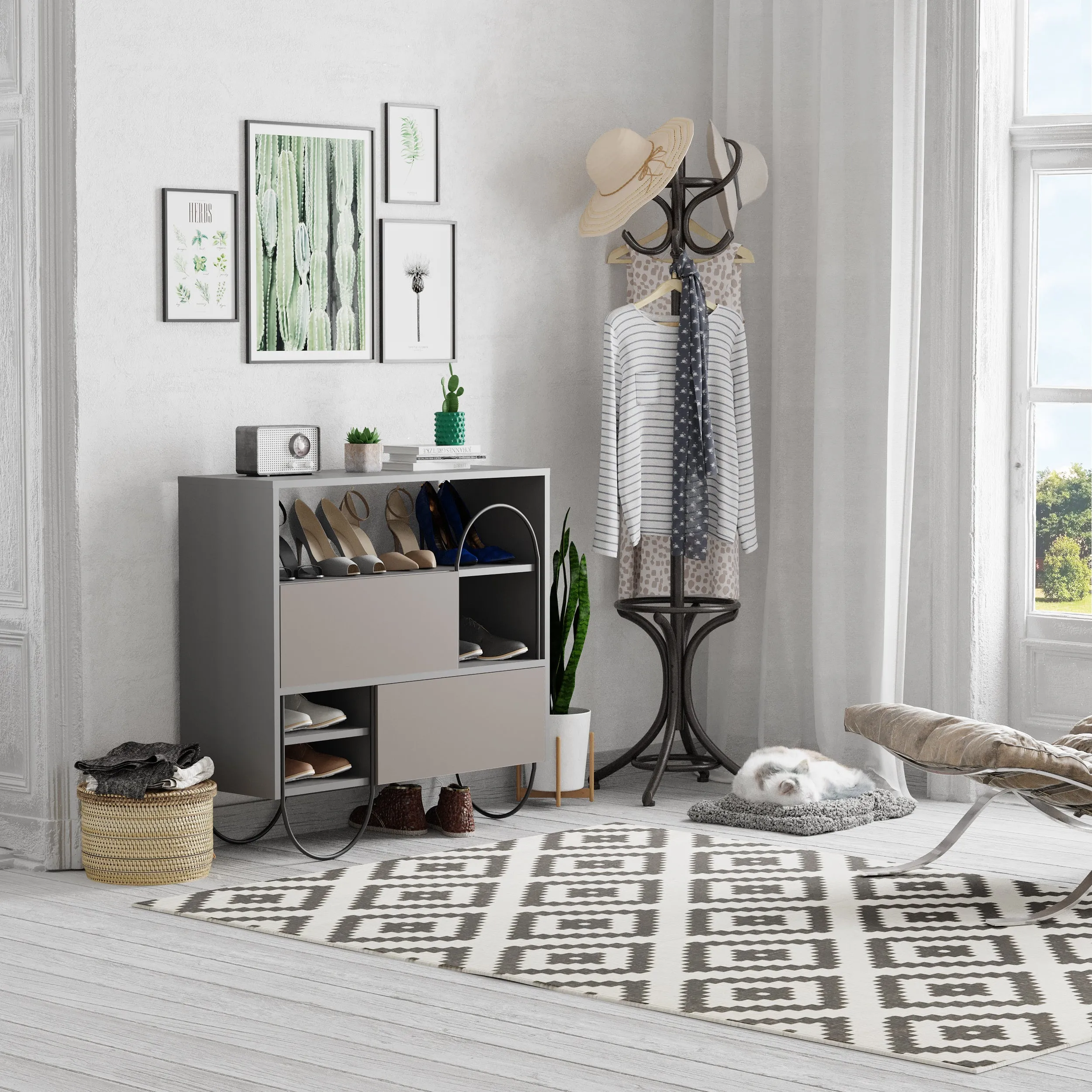 Norfolk Shoe Rack With Storage