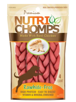 NUTRI CHOMPS FLAVOR BRAIDS 4CT