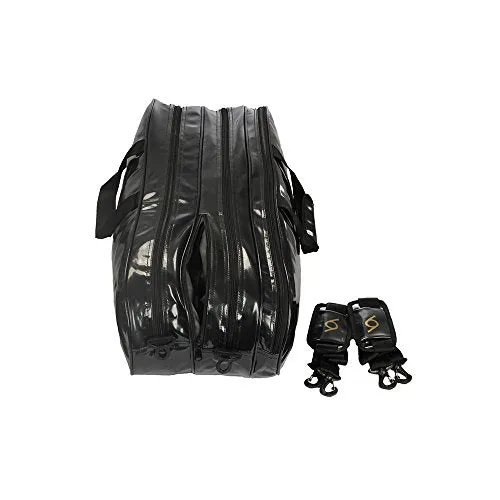 One O One Xhale Collection Triple Badminton/Tennis Kitbag (Black)