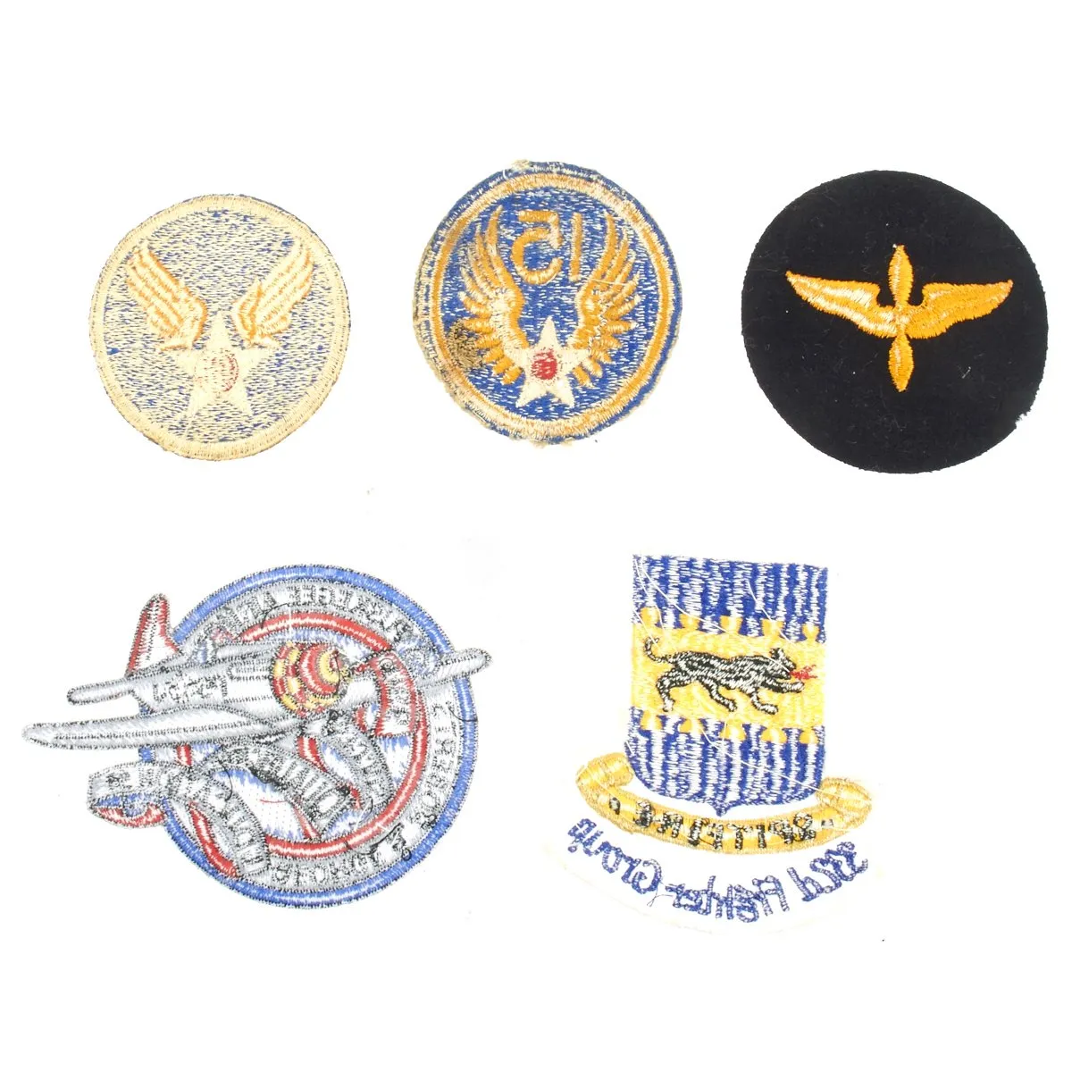Original U.S. WWII Tuskegee Airmen Pilot Lt. Colonel Hiram Mann Named Grouping - 332nd Fighter Group