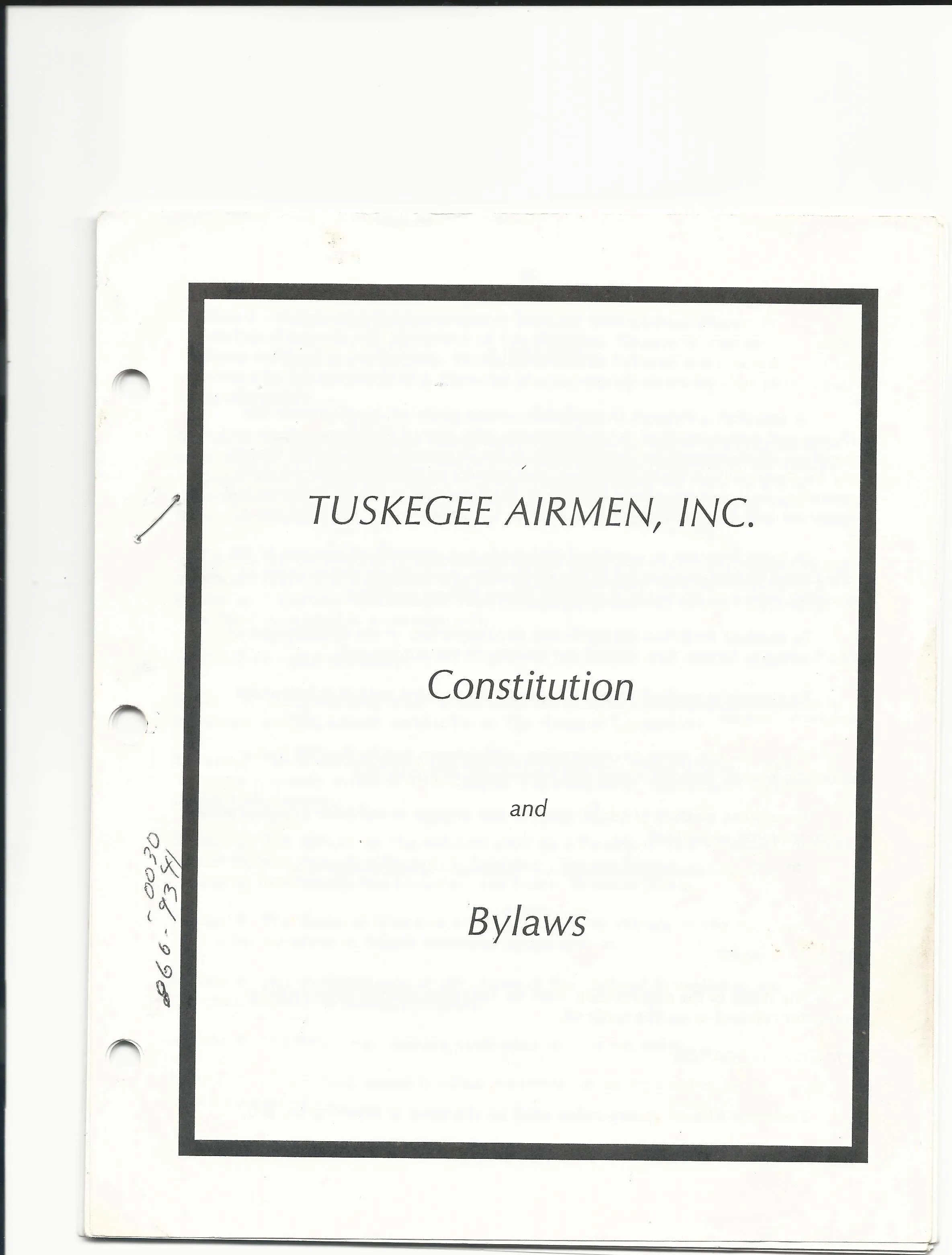 Original U.S. WWII Tuskegee Airmen Pilot Lt. Colonel Hiram Mann Named Grouping - 332nd Fighter Group